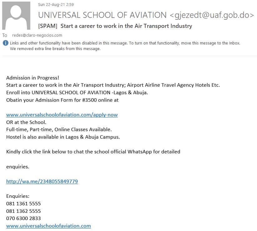 RockmusicRaider - Universal School of Aviation Scam